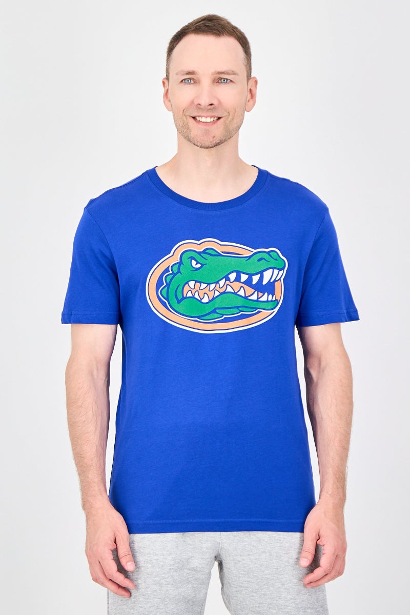 Fanatics Men Sportswear Fit Short Sleeve Graphic T-Shirt, Blue - Image 1