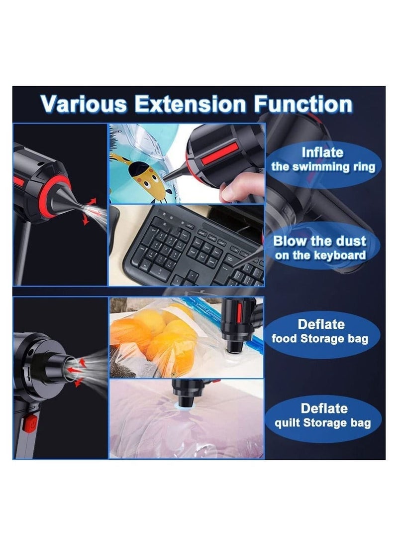 Yesido 3-in-1 Portable Small Cordless handheld Vacuum Cleaner Rechargeable with 9000PA Powerful Suction for Car/Office/Home - Image 5