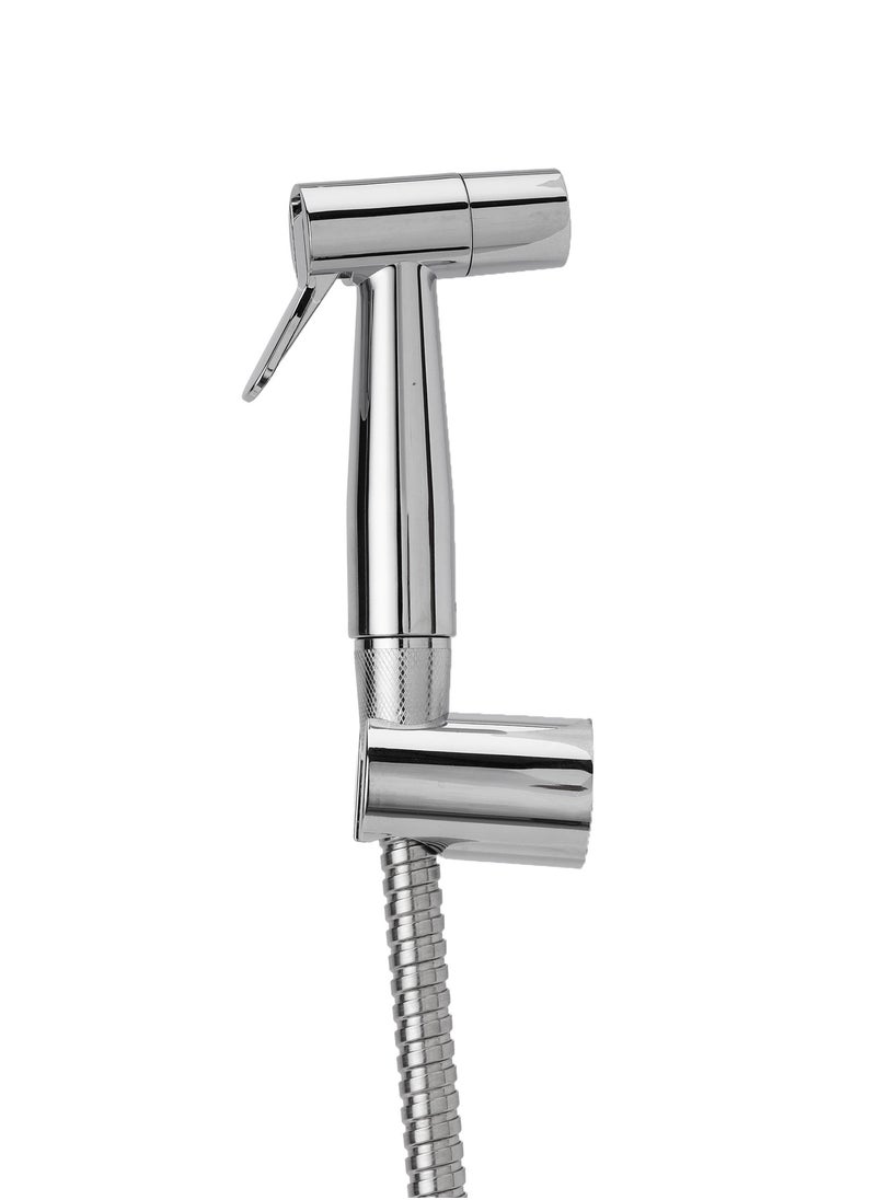 GEEPAS Geepas Polo Shattaf Set- GSW61130, Soft Spray Non-Stop Water Jet with Easy Switch On High-Quality ABS Material, G1/2" Thread| Suitable Water Temperature- 60-Degrees Celsius For Bathroom Use Silver  - Image 5