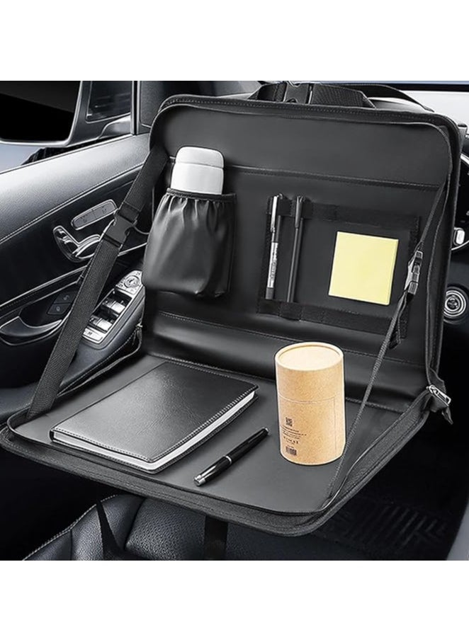 Healife Multifunctional Car Tray | Laptop Desk, Eating Tray and Organizer | Perfect for Commuting and Family Trips  - Image 1