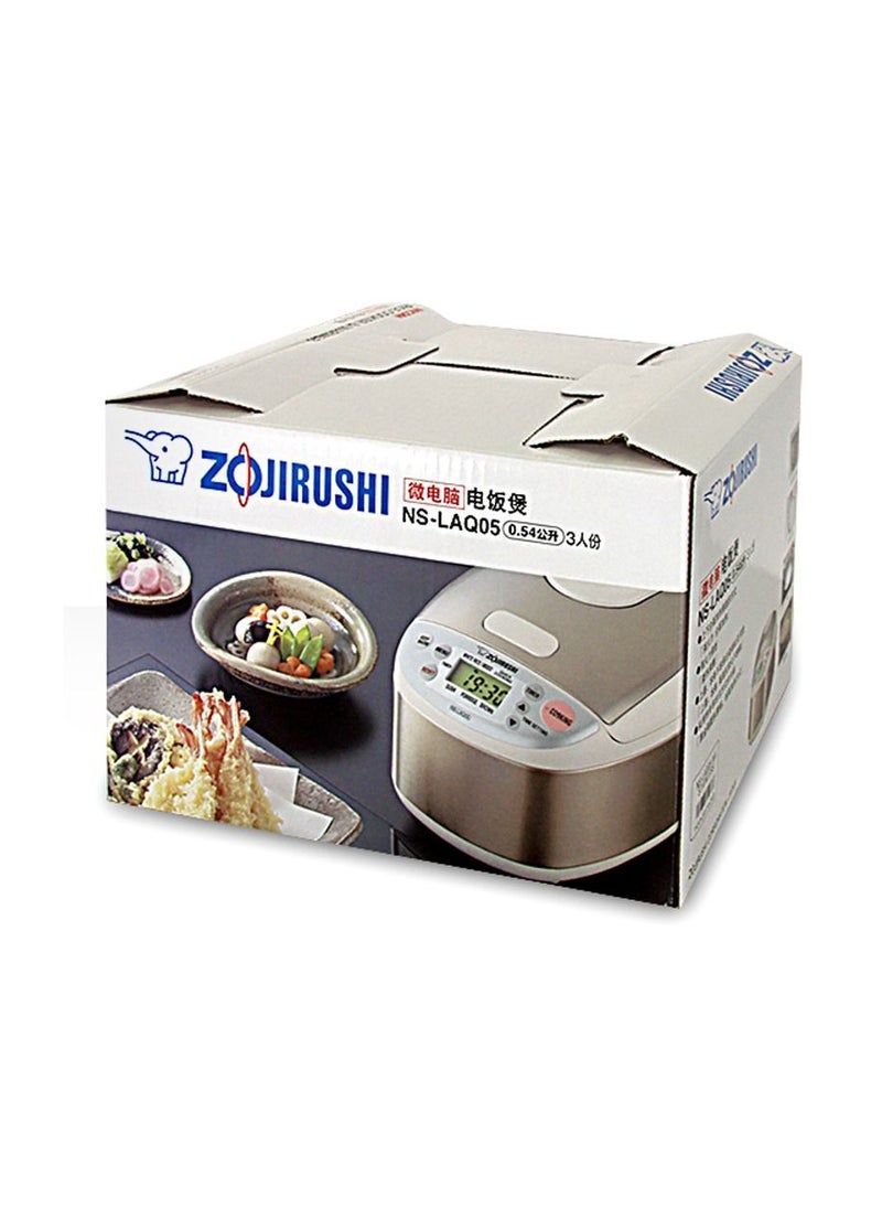 Zojirushi - Electronic Rice cooker/ warmer 0.5 ltr, Stainless - Image 1