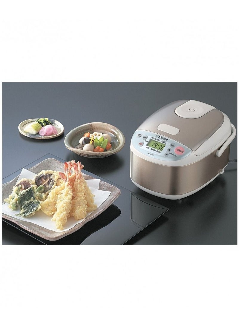 Zojirushi - Electronic Rice cooker/ warmer 0.5 ltr, Stainless - Image 1
