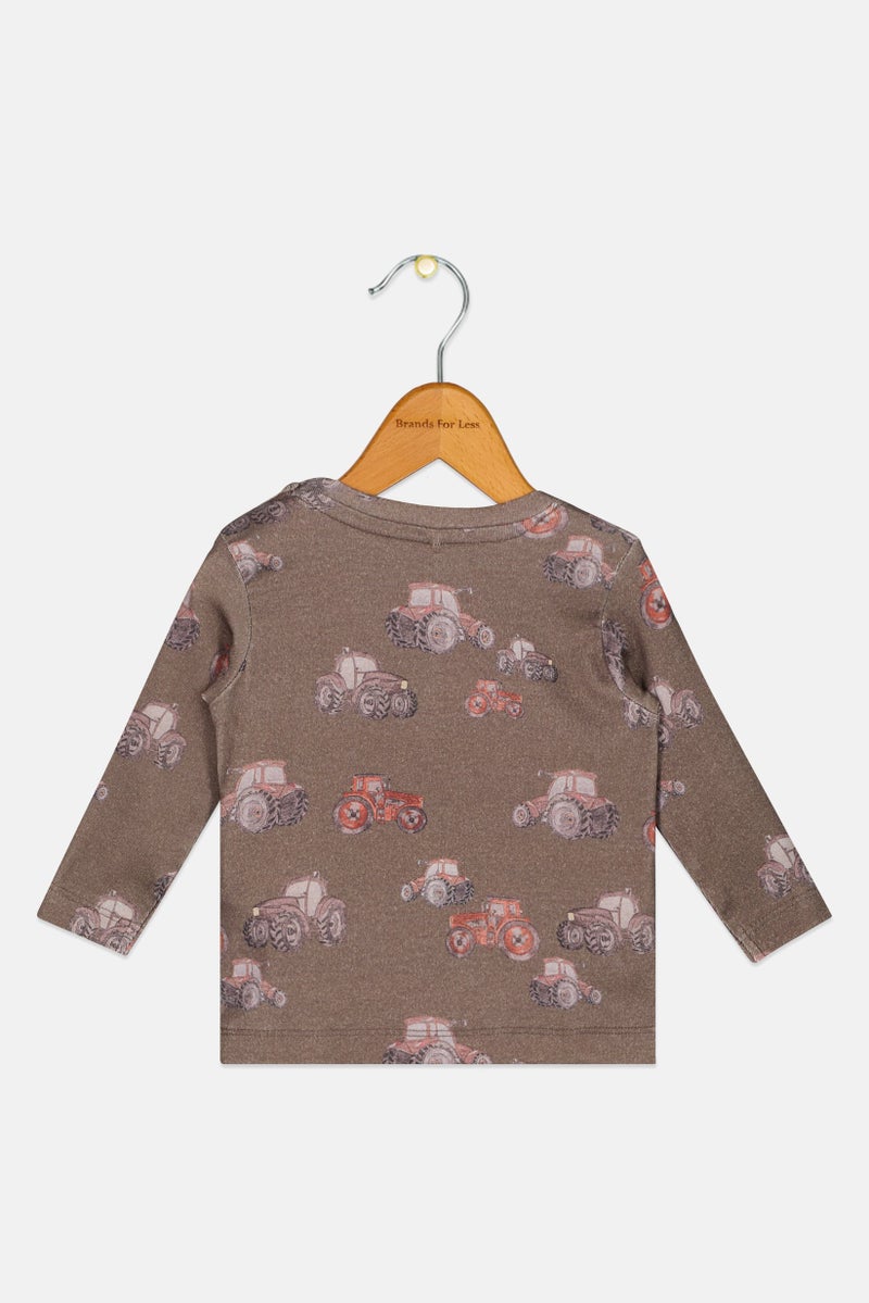 NAME IT Toddlers Boy Allover Print Long Sleeve Top, Multicolor - Image 2