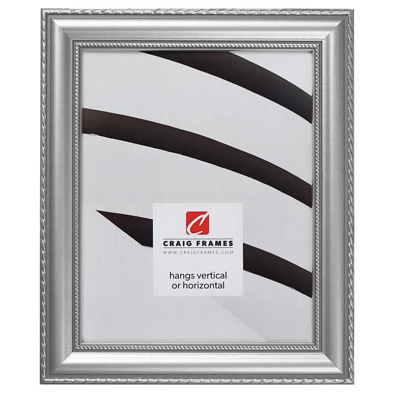 Craig Frames Victoria Ornate Silver Picture Frame 24 x 36 Inch