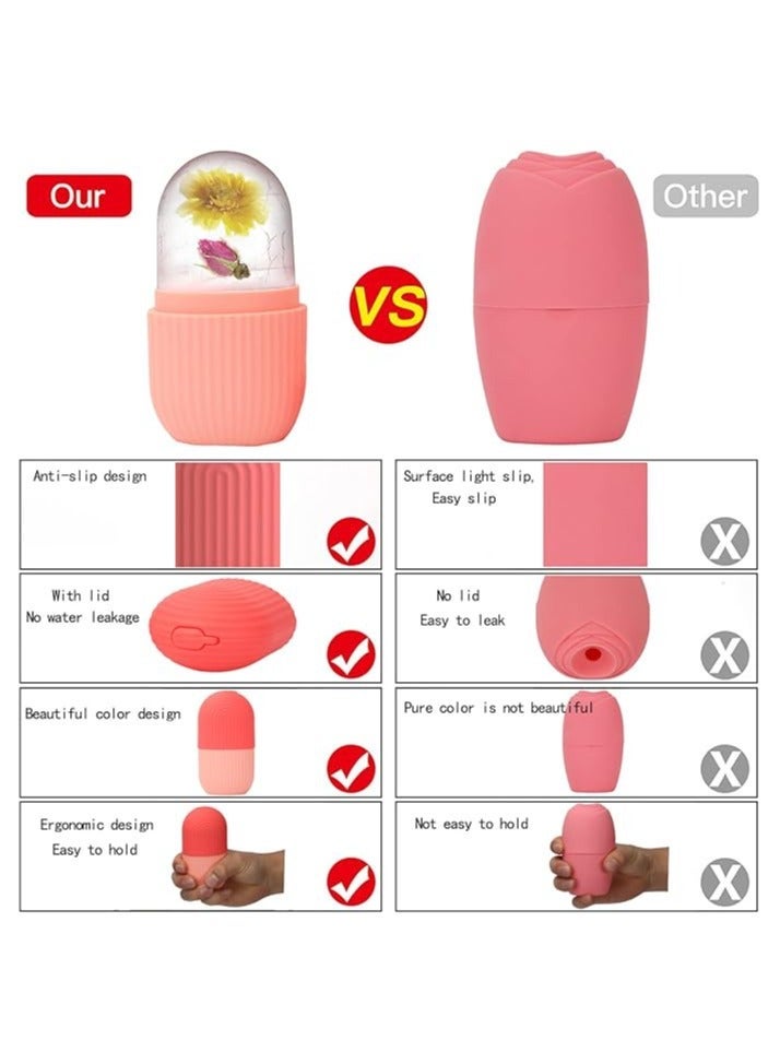 أداة تدليك الوجه وتدليك الوجه وأدوات العناية بالبشرة لجمال الوجه وعيون الوجه وإزالة الخطوط الدقيقة وتقليص المسام وتقليل حب الشباب وتليين الجلد - Image 4