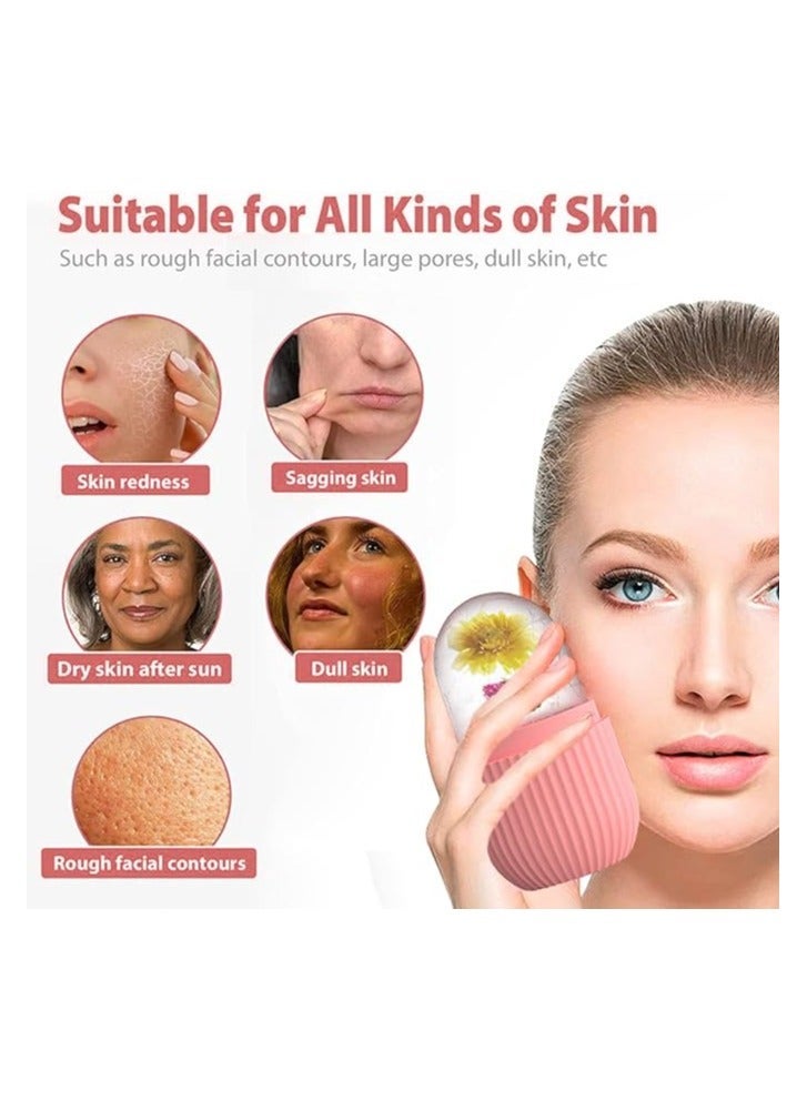 أداة تدليك الوجه وتدليك الوجه وأدوات العناية بالبشرة لجمال الوجه وعيون الوجه وإزالة الخطوط الدقيقة وتقليص المسام وتقليل حب الشباب وتليين الجلد - Image 3