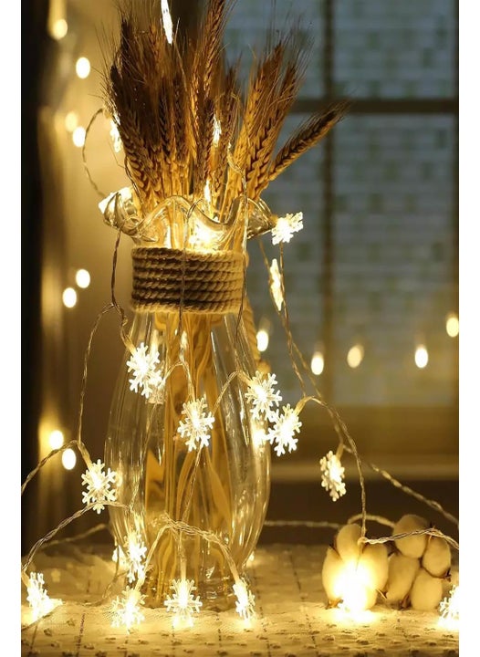 Decorative Snowflake Model LED Strip (10 Pcs)