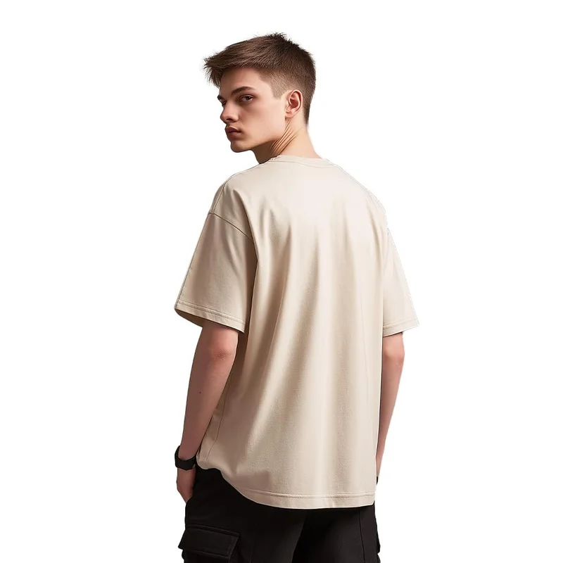NOBERO  Men's Oversized Cotton Graphic T-Shirt  | Best Price UAE