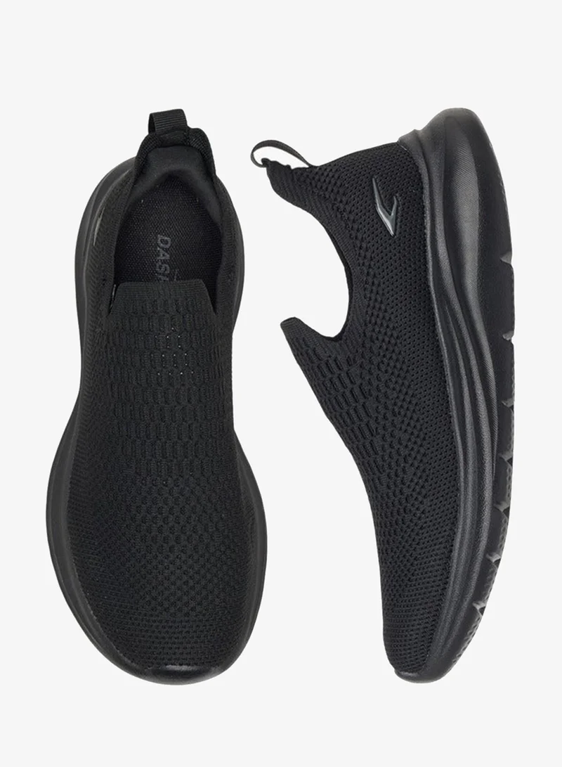 داش أحذية رياضية نسائية سهلة الارتداء بتفاصيل شعار