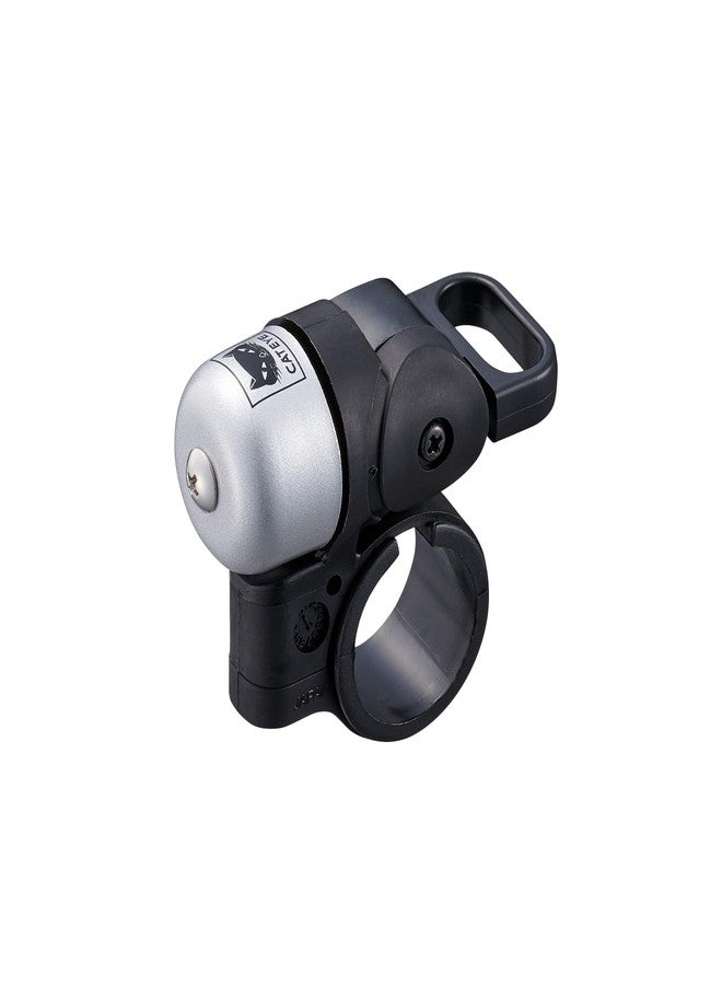 CATEYE OH-1500 Nido Bell – Brass Bike Bell with Distinctive Double Ring, Fits 22.2 mm or 25.4 mm Handlebars, Matte Finish, Clear Sound, Fits Road, MTB, Kids Bikes - Image 1