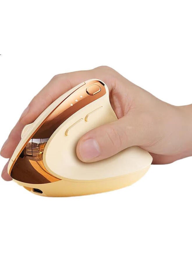 B.O.W Mw190L Max Ergonomic Wireless Charging Silent Vertical Mouse For Laptop Computer Office Use Gray Black - Image 2