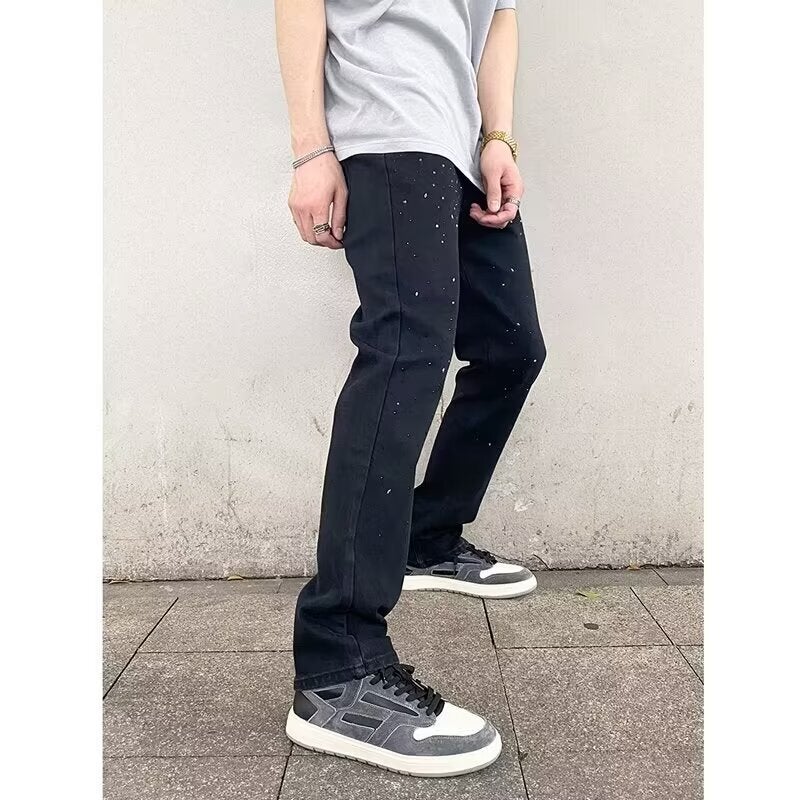 Unisex Classic Denim Jeans Loose Fit Daily Outdoor Wear - Image 2