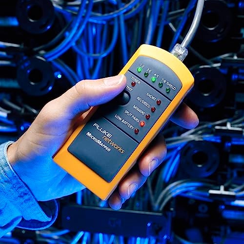 Fluke Networks جهاز اختبار النحاس Fluke Networks MT-8200-49A، رمادي/أصفر - Image 2