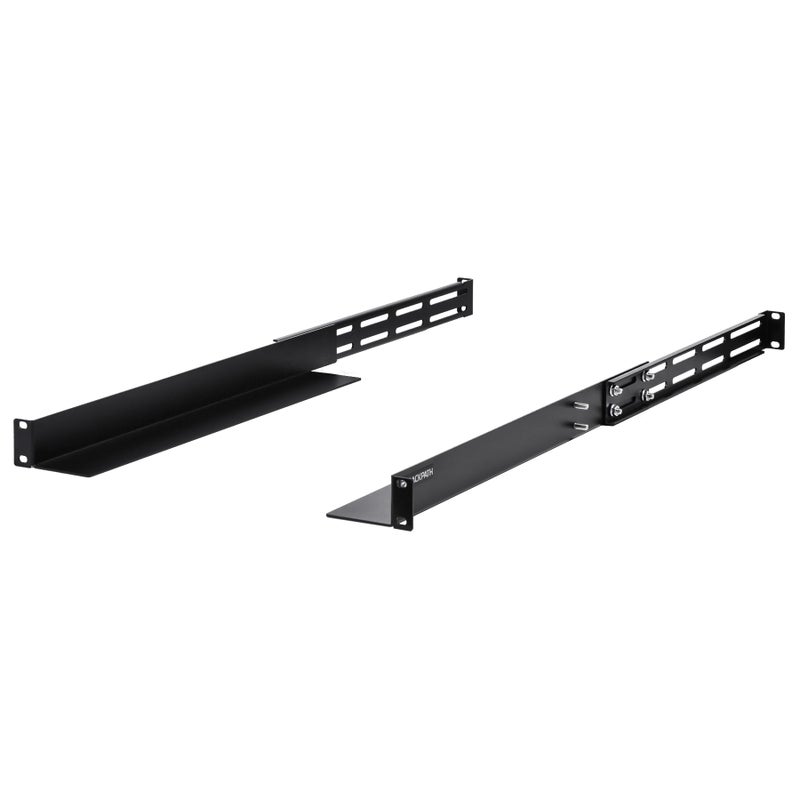 RackPath 1U 4-Post Server Rack Rail, 20.2-32 Inch Adjustable Depth - 110lbs Capacity - Image 4