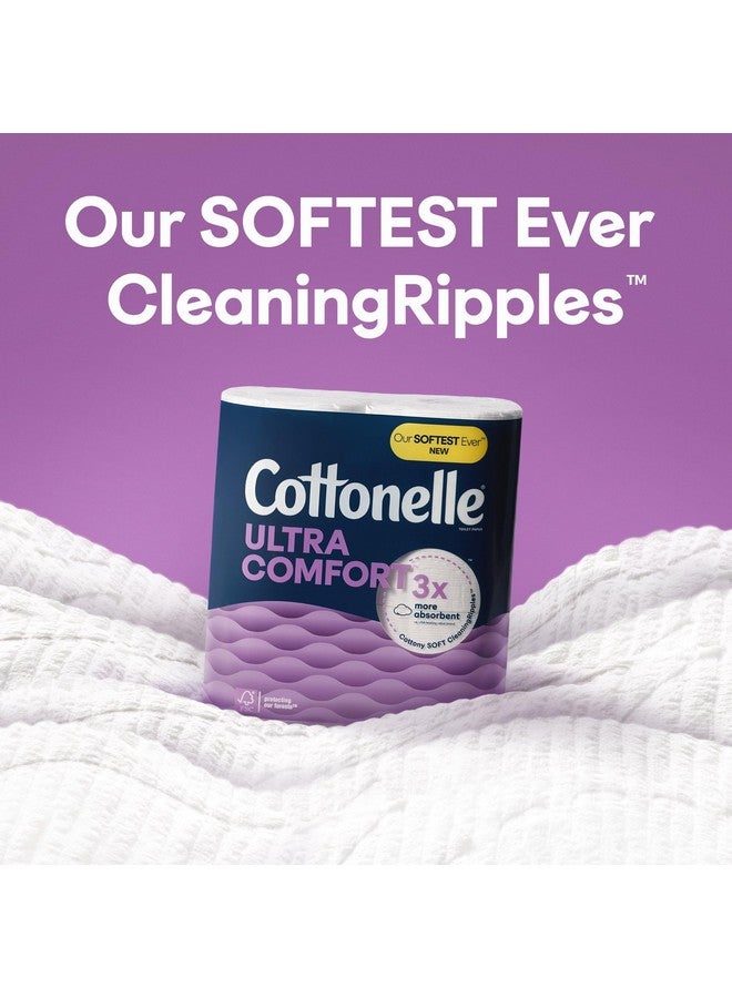 Cottonelle Ultra Comfort Toilet Paper, 12 Mega Rolls (48 Regular Rolls), 244 Sheets per Roll - Image 3