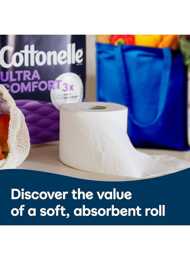 Cottonelle Ultra Comfort Toilet Paper, 12 Mega Rolls (48 Regular Rolls), 244 Sheets per Roll - Image 4