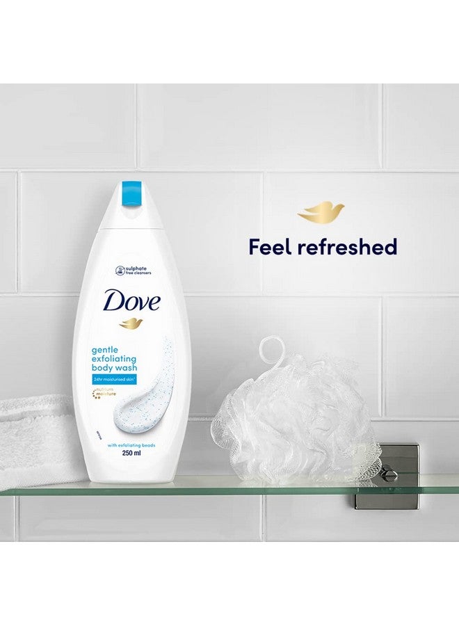 دوف غسول الجسم المغذي والمقشر اللطيف، منظف لطيف، يرطب البشرة ويوازن درجة الحموضة لجميع أنواع البشرة 250 مل - Image 5
