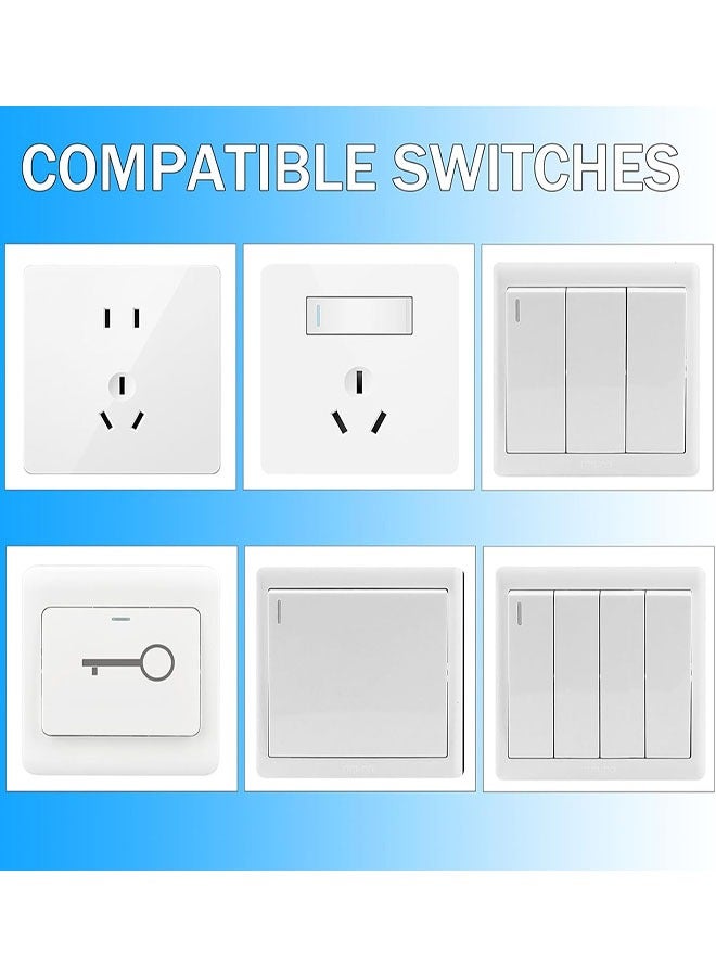Light Switch Guard Cover, 2Pcs Child Proof Wall Switch Cover, Child Safety Plug Socket Covers, Prevents Accidental Switch Flips by Children and Adults  - Image 5