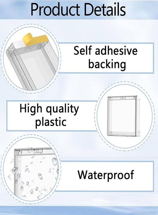 Light Switch Guard Cover, 2Pcs Child Proof Wall Switch Cover, Child Safety Plug Socket Covers, Prevents Accidental Switch Flips by Children and Adults  - Image 3
