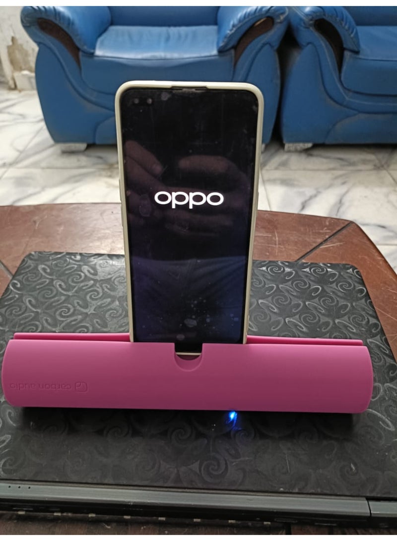 Zooka Zooka Bluetooth Stereo Wireless Speaker – Pink Silicone Tablet & Laptop Mount – Lightweight, Portable & Hands-Free Audio  - Image 2