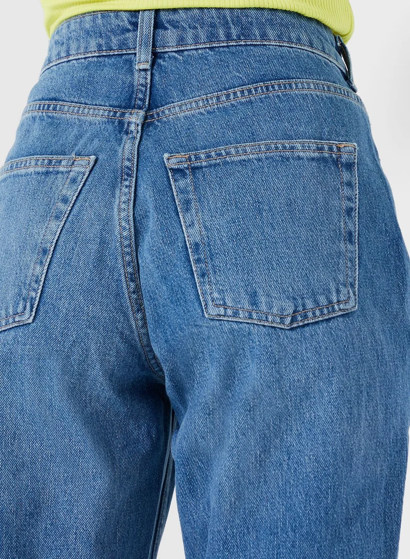 TOPSHOP High Waist Mom  Jeans