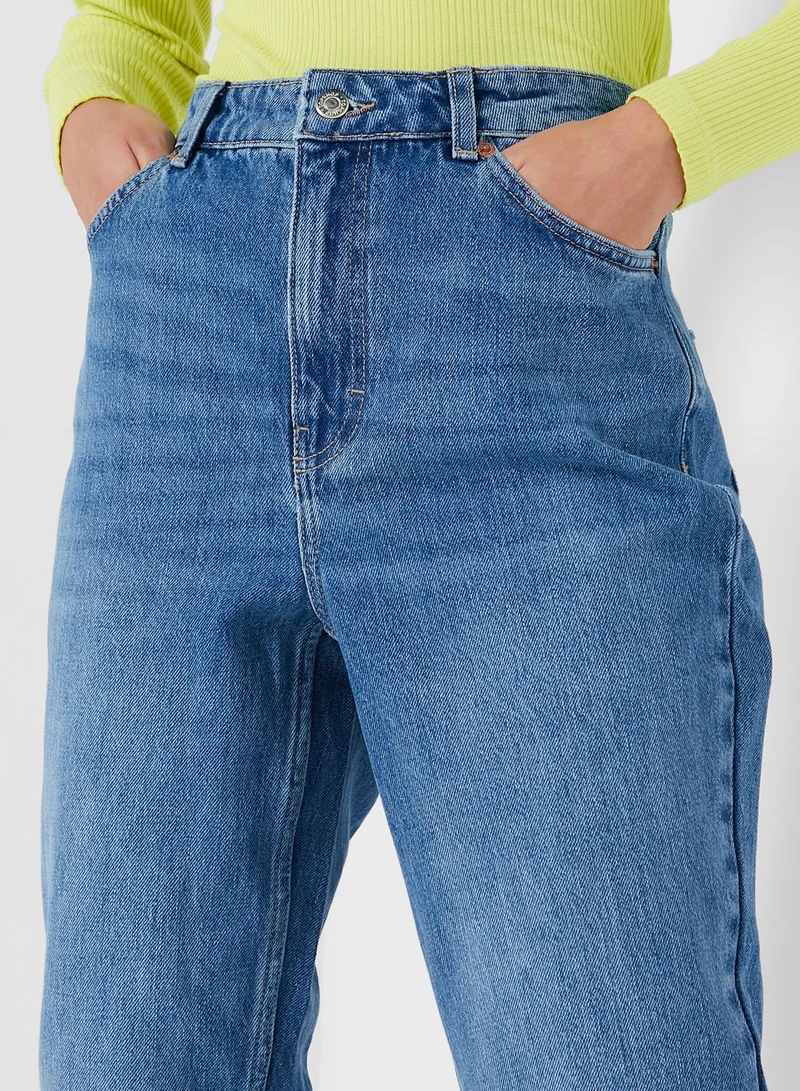 TOPSHOP High Waist Mom  Jeans