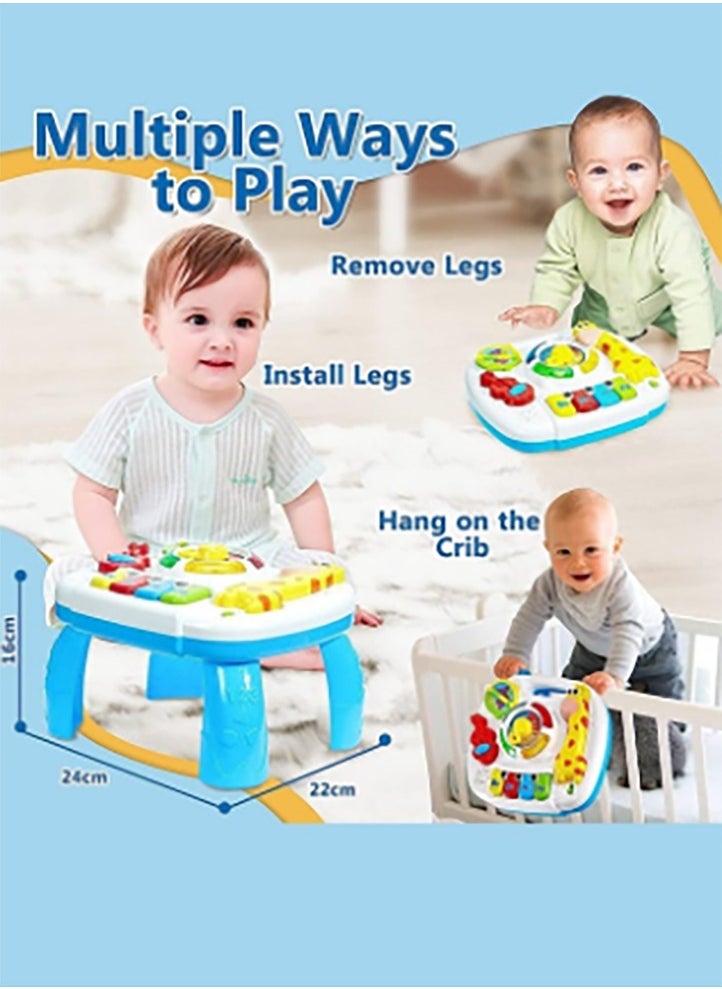Bukela Baby Activity Table for Toddlers 6 to 12 Months, Giraffe Musical Learning Table 2 in 1 for Boys Girls,Baby Musical Toys Multifunctional Play Early Learning Table for 1 2 3 Years Old  - Image 3