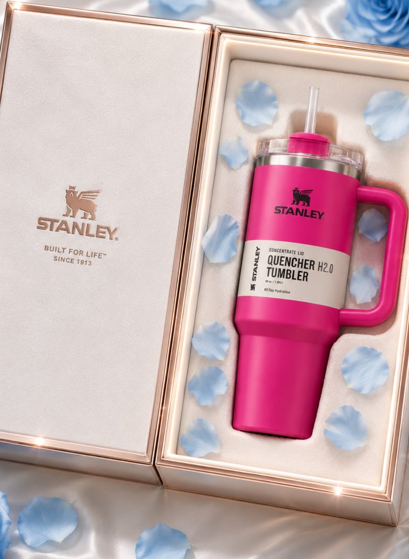 Stanley Quencher H2.0 Flowstat Original Sealed, Vacuum Insulated Stainless Steel Tumbler with Lid and Straw for Water, Iced Tea, Coffee, and Smoothies, 12 Hours Cold, 6 Hours Hot, 1.18 L - Image 1