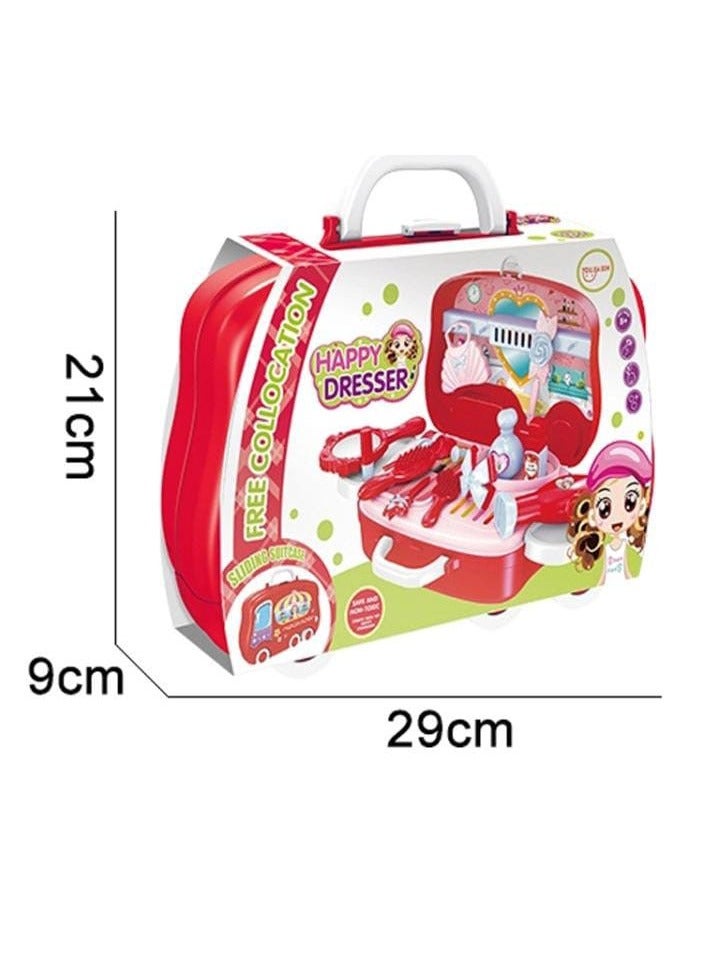 طقم مكياج للبنات الصغار – لعبة صالون تجميل للأطفال مع مستحضرات تجميل آمنة – هدية لعب تجميل للفتيات الصغيرات - Image 4