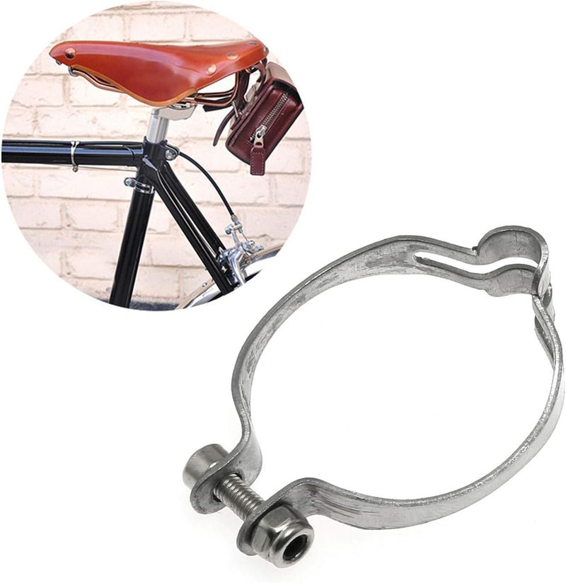 Maxmoral 4 Sets of 28.6mm Metal Ring to Frame MTB Bike Cable Guide Base Guide Clip Fitting Line Tube Seat Clamp - Image 3