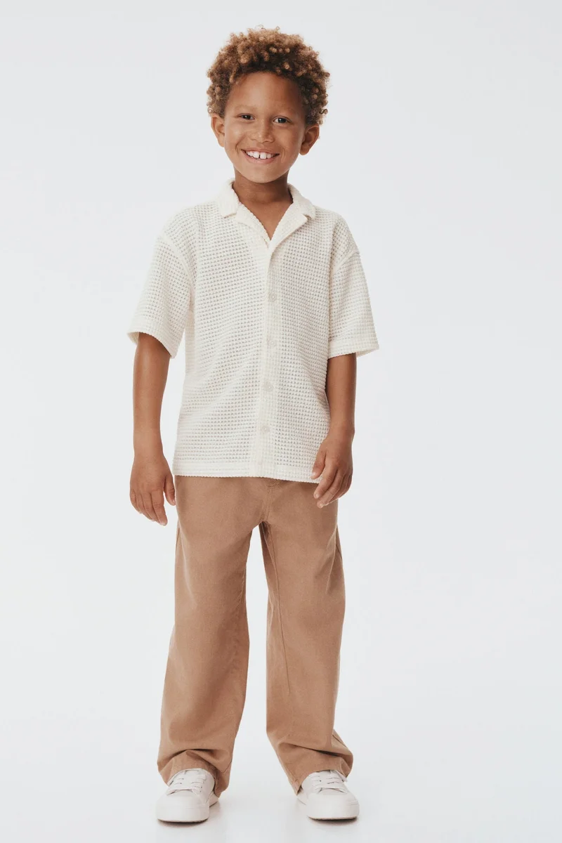 H&M Textured-knit resort shirt