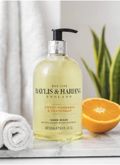 Baylis & Harding Sweet Mandarin and Grapefruit Hand Wash 2x500ml  - Image 4