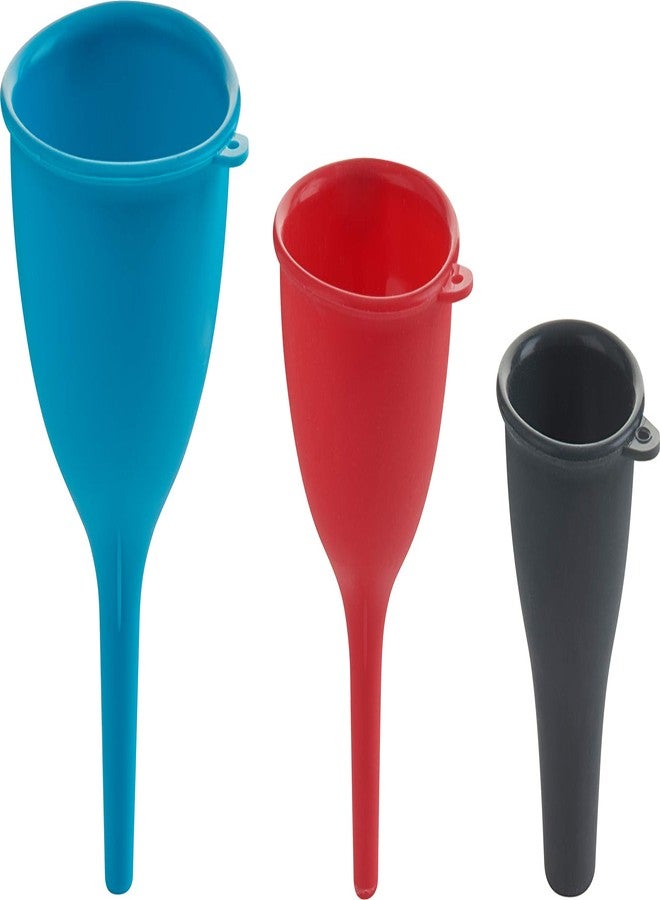 Trudeau Maison Funnels (Set of 3), Red - Image 1