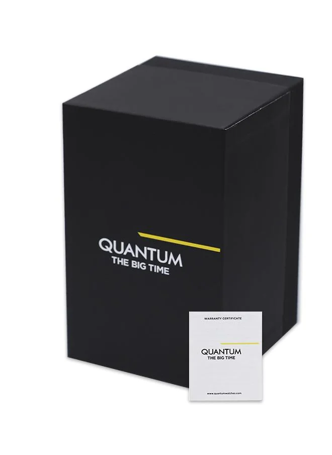 كوانتوم QUANTUM Men's Watch, Chronograph Display and Silicone Strap - HNG1010.656, Green