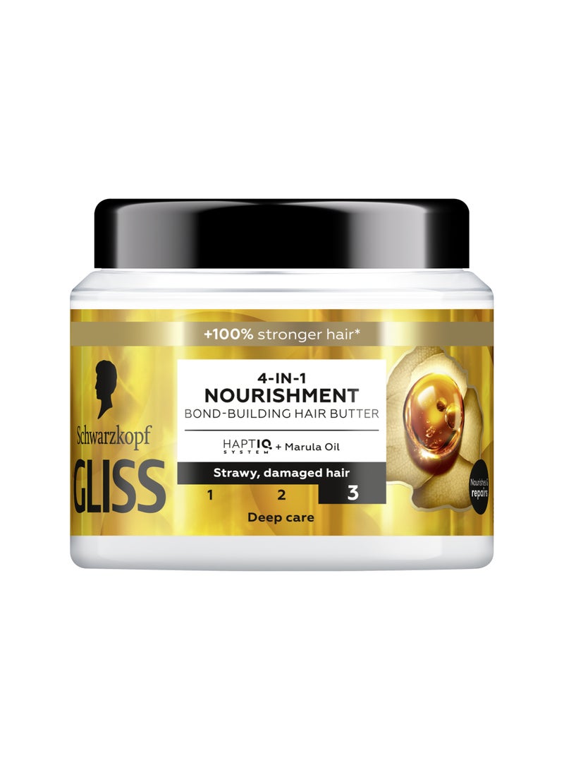 Gliss 4-In-1 Nourishment Bond-Building Hair Butter 400ml - Image 1