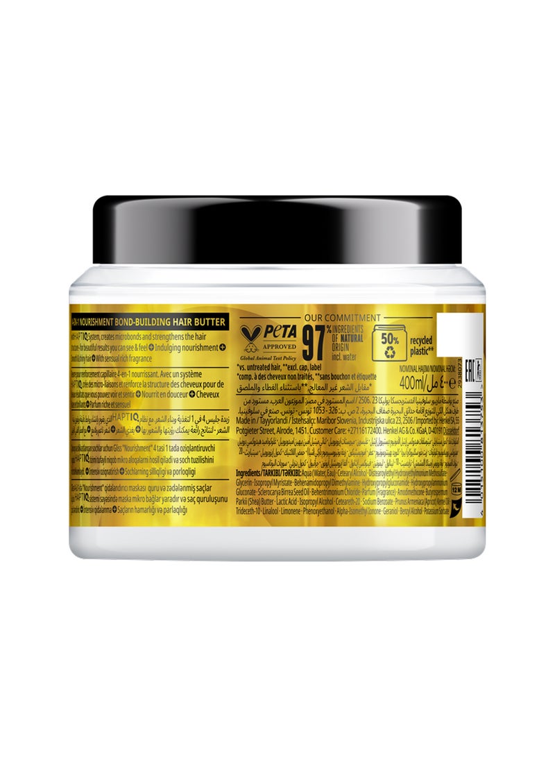 Gliss 4-In-1 Nourishment Bond-Building Hair Butter 400ml - Image 2