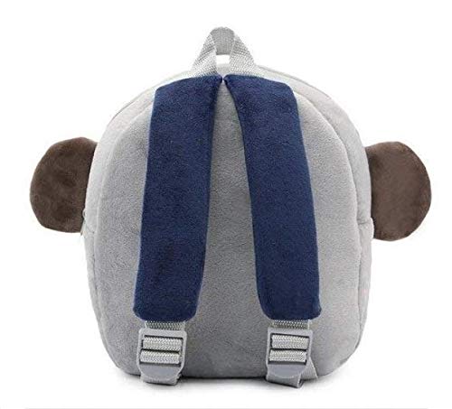 blue tree Cute Kids Backpack Toddler Bag Plush Animal Cartoon Mini Travel Bag for Baby Girl Boy 1-6 Years (Elephant) - Image 4