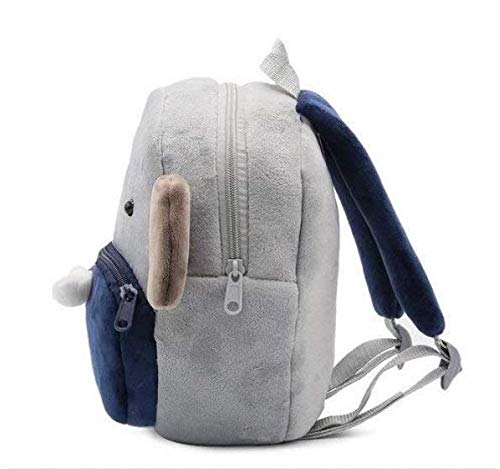 blue tree Cute Kids Backpack Toddler Bag Plush Animal Cartoon Mini Travel Bag for Baby Girl Boy 1-6 Years (Elephant) - Image 3