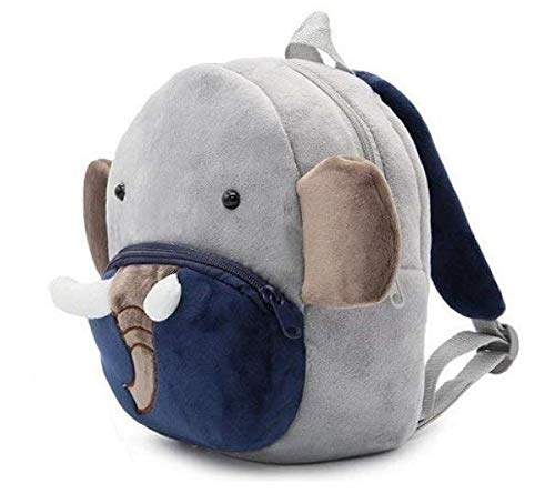 blue tree Cute Kids Backpack Toddler Bag Plush Animal Cartoon Mini Travel Bag for Baby Girl Boy 1-6 Years (Elephant) - Image 2