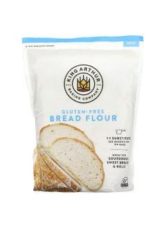 KING ARTHUR BAKING COMPANY King Arthur Baking Company, Gluten Free Bread Flour, 2 lbs (907 g)  - Image 1