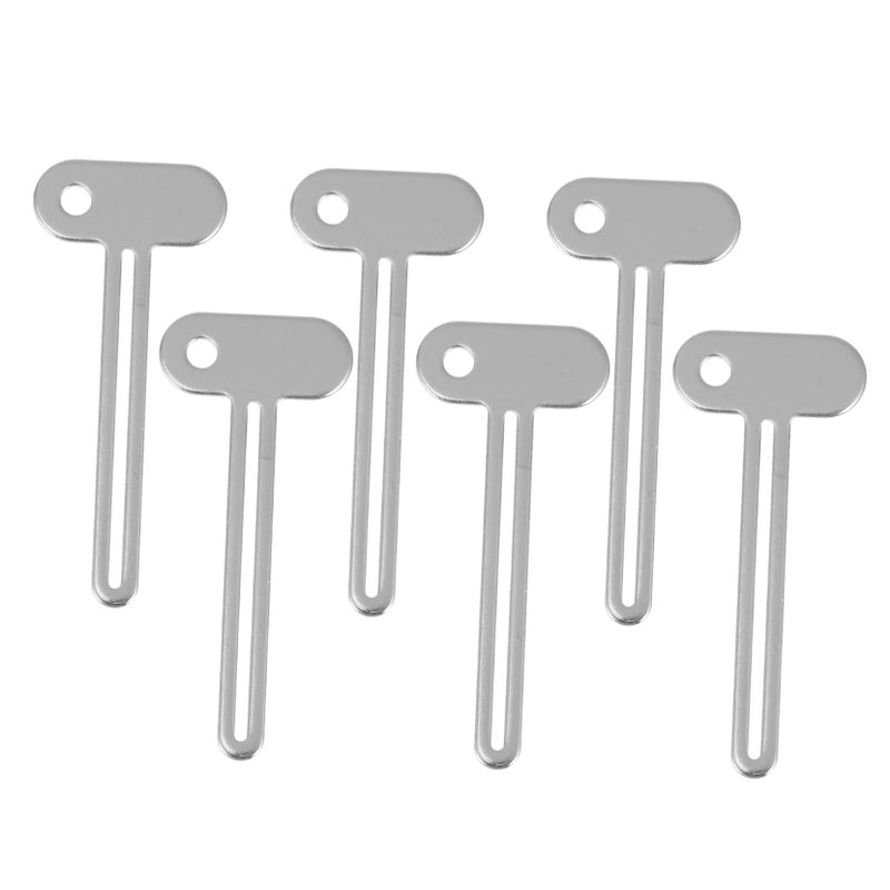 6 Pcs Metal Toothpaste Tube Squeezer Roller Dispenser Efficient Usage Friendly Design - Image 2