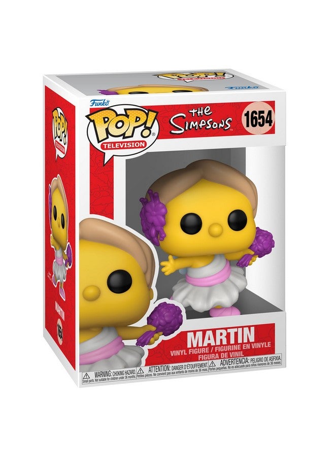 Funko فانكو بوب تي في: سيمبسونز - مارتن برينس ككاليوبي - سيمبسونز - تمثال فينيل قابل للجمع - فكرة هدية - منتجات رسمية - للأطفال والبالغين - عشاق التلفاز - نموذج تمثال لجمع المتعلقات - Image 1