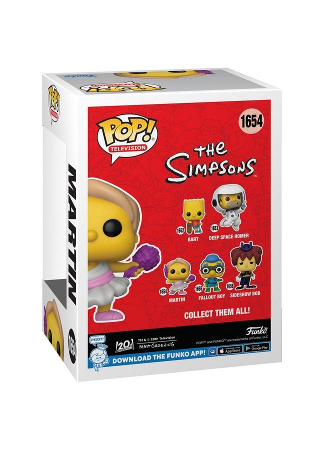 Funko فانكو بوب تي في: سيمبسونز - مارتن برينس ككاليوبي - سيمبسونز - تمثال فينيل قابل للجمع - فكرة هدية - منتجات رسمية - للأطفال والبالغين - عشاق التلفاز - نموذج تمثال لجمع المتعلقات - Image 3