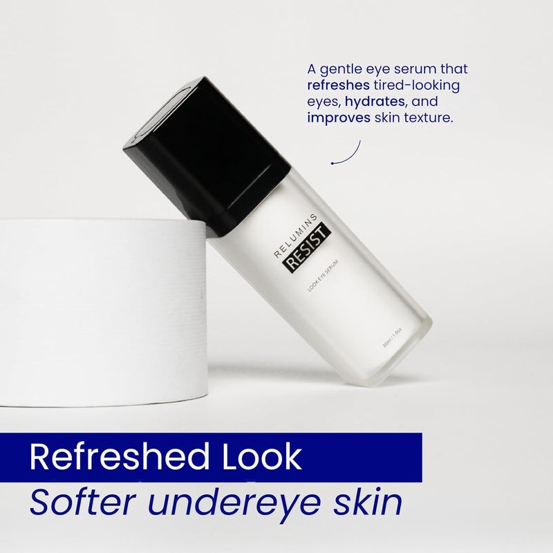 Relumins RESIST Look Eye Serum with Retinol Puffiness Reducer Texture Repair Lightweight Skincare Formula 30ml 10oz - Image 3