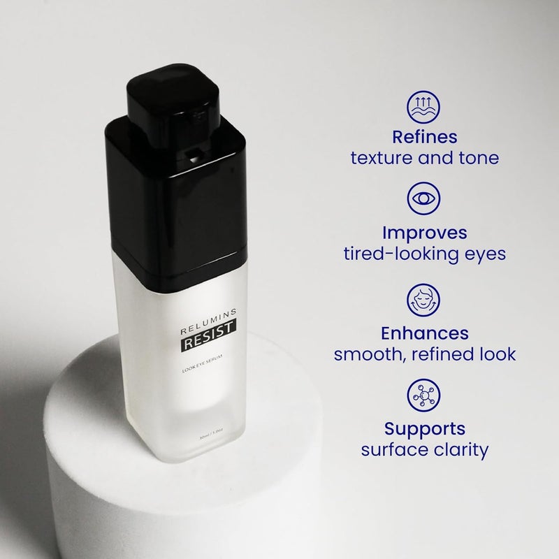 Relumins RESIST Look Eye Serum with Retinol Puffiness Reducer Texture Repair Lightweight Skincare Formula 30ml 10oz - Image 5