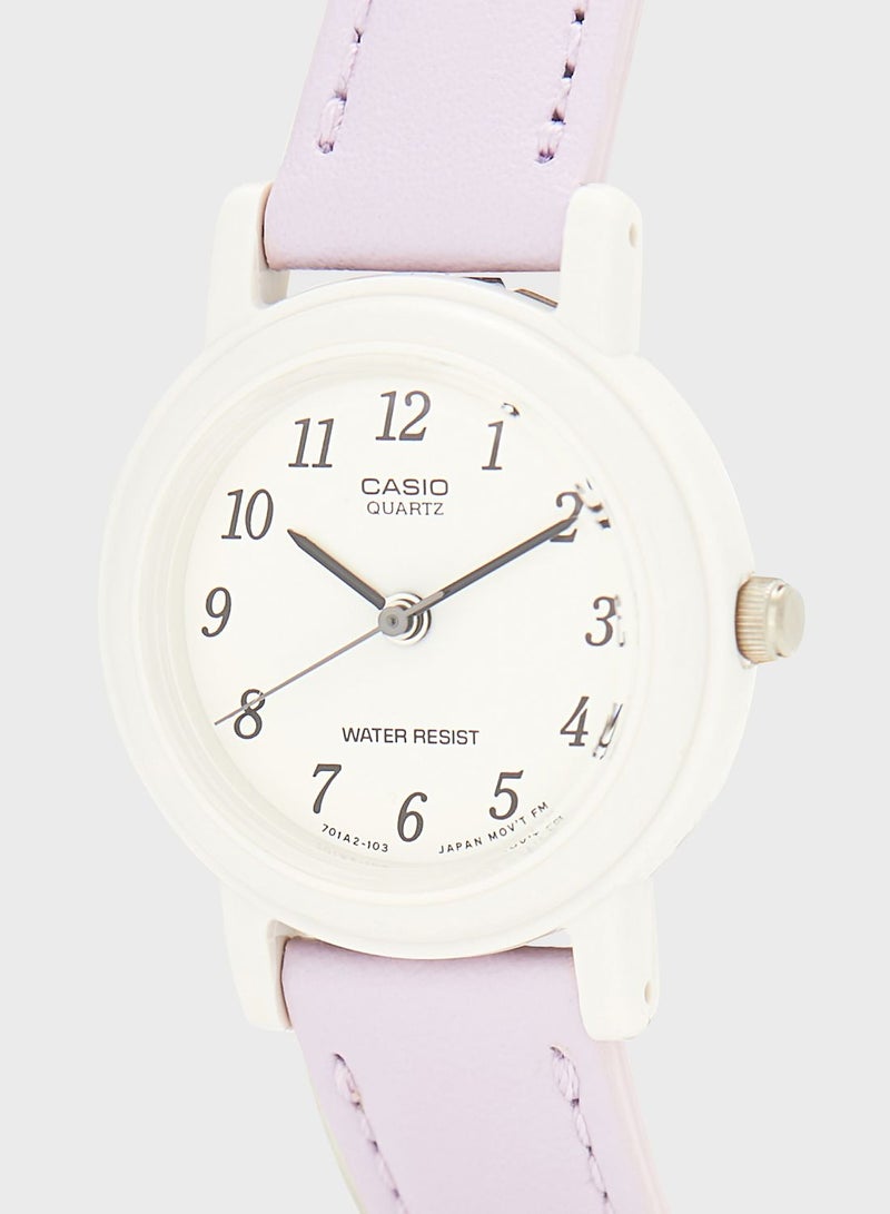 كاسيو ساعة يد بعقارب بسوار من البولي يوريثان - Image 2