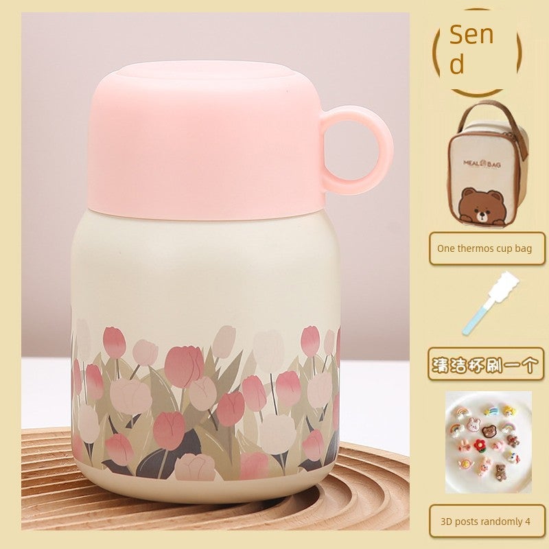 Internet celebrity stew cup female super long insulated lunch box bucket baby stew cup student office worker insulated soup pot bucket can - Image 1