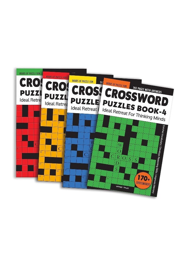 Crossword Puzzles Boxed Set: 4 Books, 680+ Engaging Crossword Puzzles  - Image 5