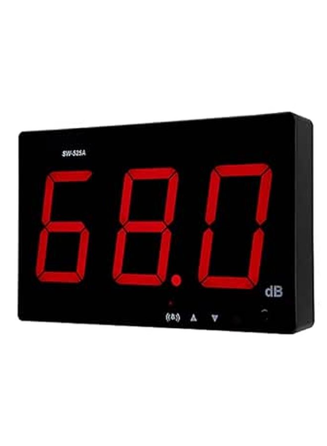 SW 525A Wall Mounted Sound Level Meter 30 130dB LCD Display Flashing Buzzer Alarm - Image 1