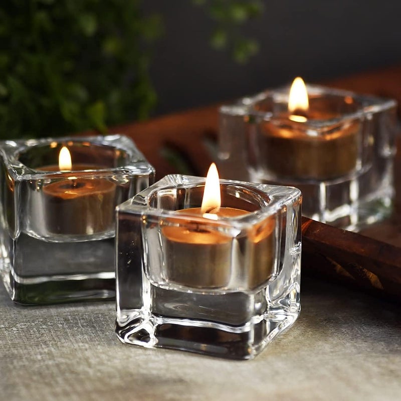 DEYBBY Scented Tealight Candles, Long Lasting Soywax Tea Candle Used for All of Holders|Clear Cup|12 Counts|Up to 4 Hour Burn Time|Coffee - Image 4